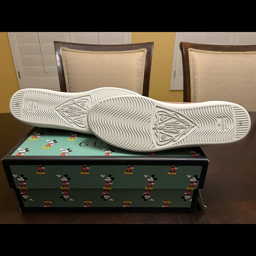 New Gucci Ace x Disney Mickey Mouse GG  Logo Sneaker Shoes Size UK 9.5 / US 10 - Picture 14 of 16